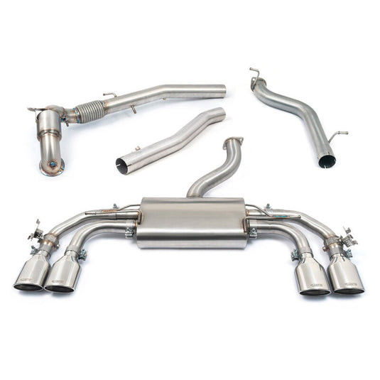 Linea di Scarico Completa "Turboback" Cobra per Audi S3 8Y Sportback (2020+) - con Valvola