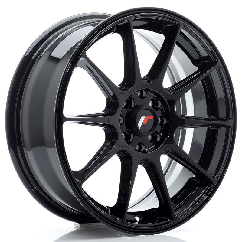 Cerchio Japan Racing JR-11 7x17 5x112/5x114.3 ET35 - Nero lucido