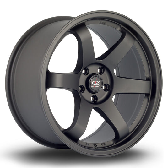 Cerchio Rota Grid 9,5x18 5x108 ET35 - Nero satinato