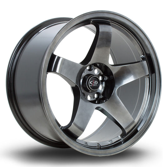 Cerchio Rota GTR 9,5x18 5x114.3 ET12 - Hyper Black