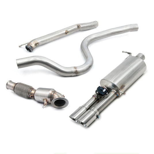 Linea di Scarico Completa "Turboback" Cobra per Ford Fiesta ST MK8 (18-23) - con Valvola