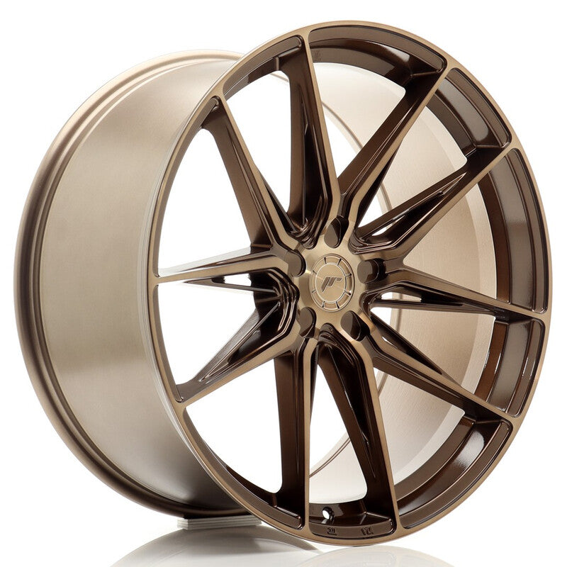 Carica immagine in Galleria Viewer, Cerchio Japan Racing JR-44 11x22 foratura su misura 5 fori ET15-45 - Bronzo
