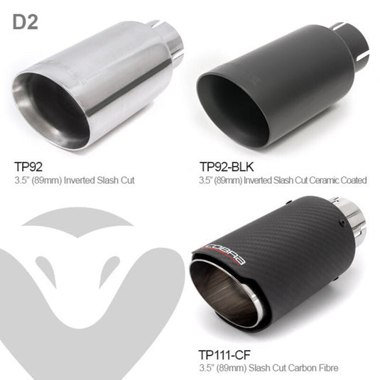 Linea di Scarico Completa Cobra per Audi S3 8V Berlina (19-20) - con Valvola