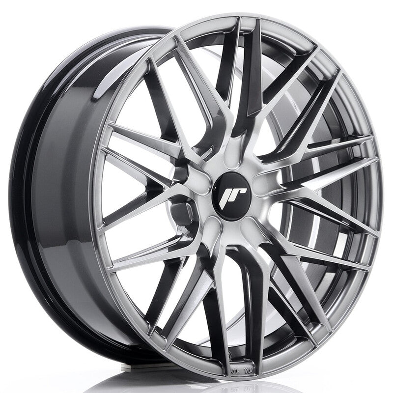 Cerchio Japan Racing JR-28 7,5x18 foratura su misura 4/5 fori ET20-40 - Hyper Black