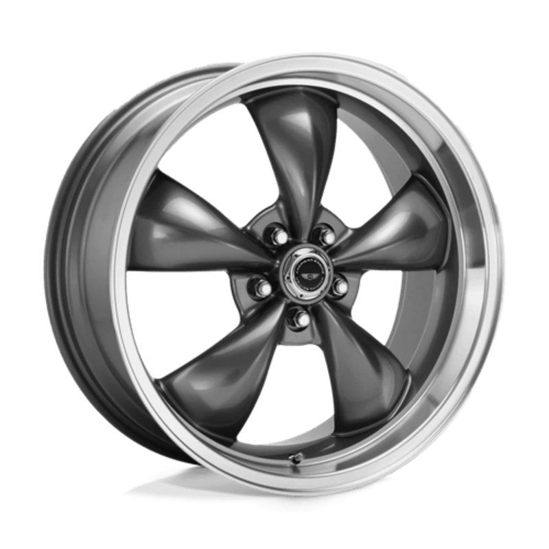 Carica immagine in Galleria Viewer, Cerchio American Racing AR105 Torq Thrust M 8x17 5x114.3 ET0 - Antracite con bordo lucidato
