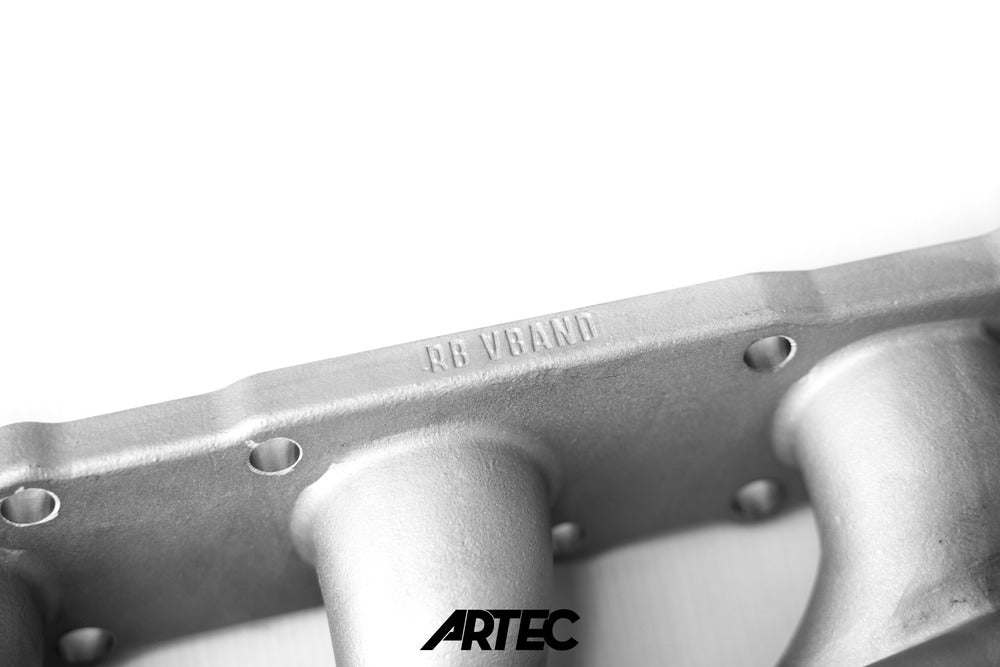 Collettore di Scarico Artec V-Band Reverse Rotation per Nissan RB20/25/26