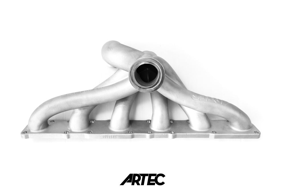 Collettore di Scarico Artec V-Band Reverse Rotation per Nissan RB20/25/26