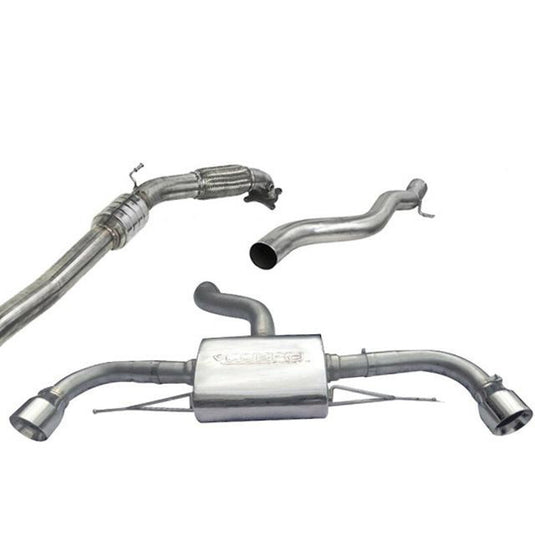 Linea di Scarico Completa "Turboback" Cobra per Audi TT 8J 2.0L TFSI (Quattro, 12-14)