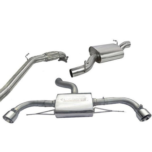 Linea di Scarico Completa "Turboback" Cobra per Audi TT 8J 2.0L TFSI (Quattro, 12-14)
