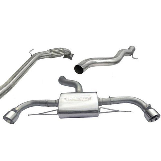 Linea di Scarico Completa "Turboback" Cobra per Audi TT 8J 2.0L TFSI (Quattro, 12-14)