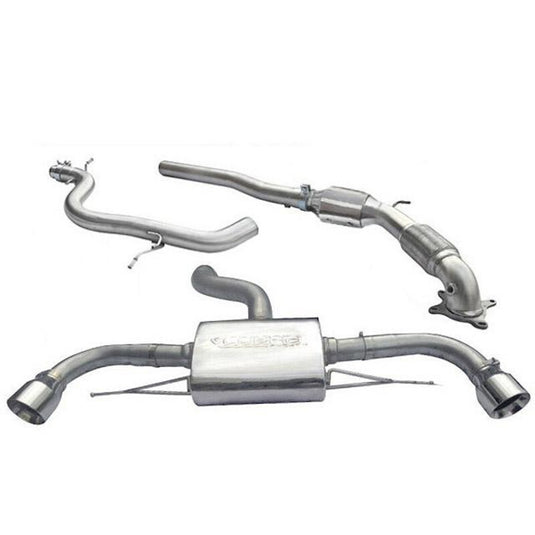Linea di Scarico Completa "Turboback" Cobra per Audi TT 8J 1.8 & 2.0L TFSI (2 Ruote Motrici, 11-14)