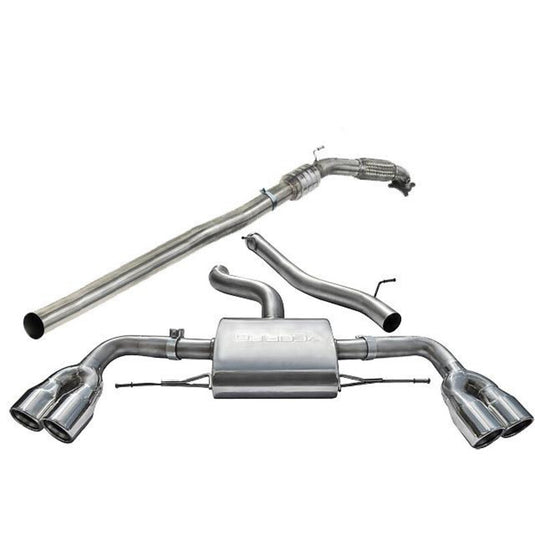 Linea di Scarico Completa "Turboback" Cobra per Audi TTS 8J (Quattro, 08-14)