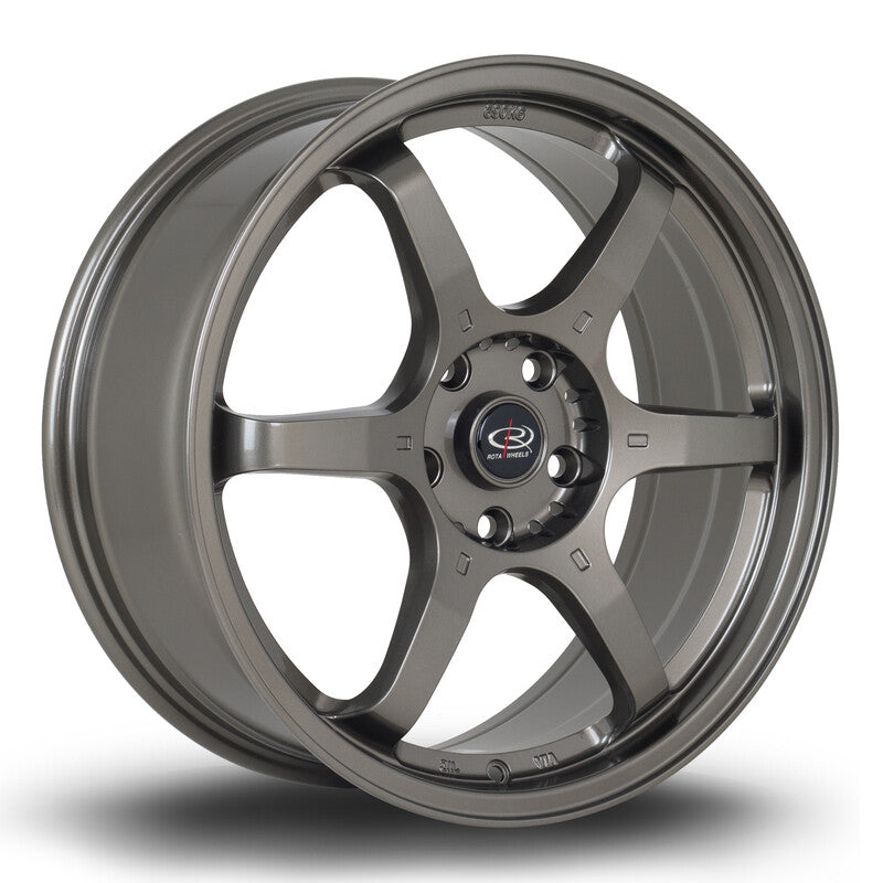 Cerchio Rota GR6 7,5x18 5x114.3 ET45 - Bronzo
