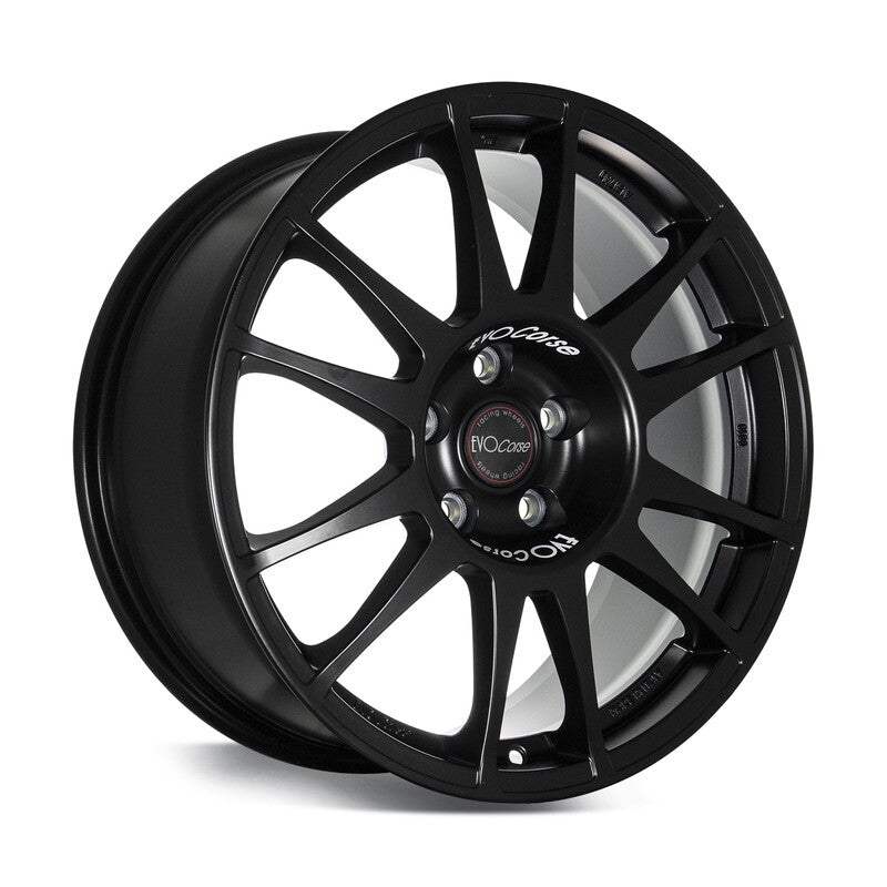 Carica immagine in Galleria Viewer, Cerchio Evo Corse SanremoCorse 8x18 5x120 ET23 - Nero opaco (Skoda Fabia R5 / Rally2)
