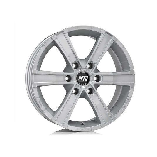 Cerchio MSW Sahara 6 8x18 6x114.3 ET35 - Argento lucidato