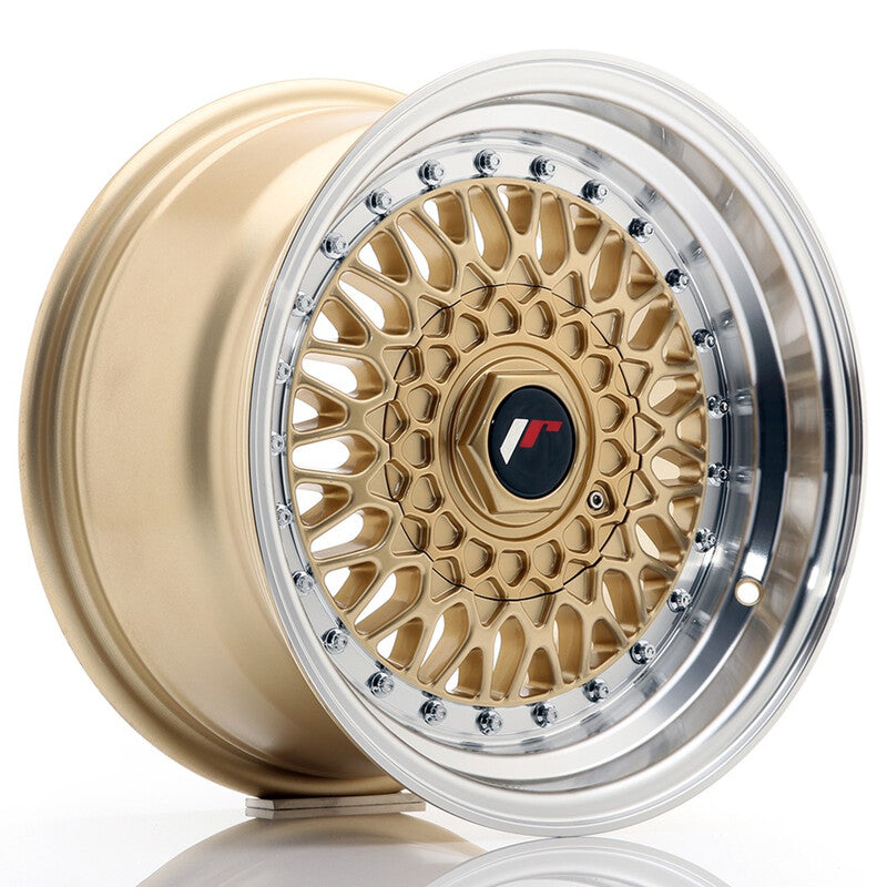 Cerchio Japan Racing JR-9 8x15 foratura su misura 4/5 fori ET20 - Oro