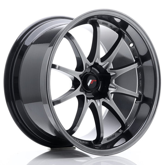 Cerchio Japan Racing JR-5 10,5x19 foratura su misura 5 fori ET12 - Hyper Black