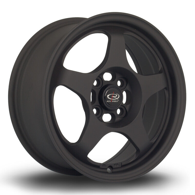 Cerchio Rota Slipstream 6,5x15 4x100 ET35 - Nero opaco
