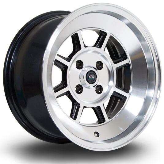 Cerchio Rota BM8 8x15 4x100 ET10 - Argento lucidato