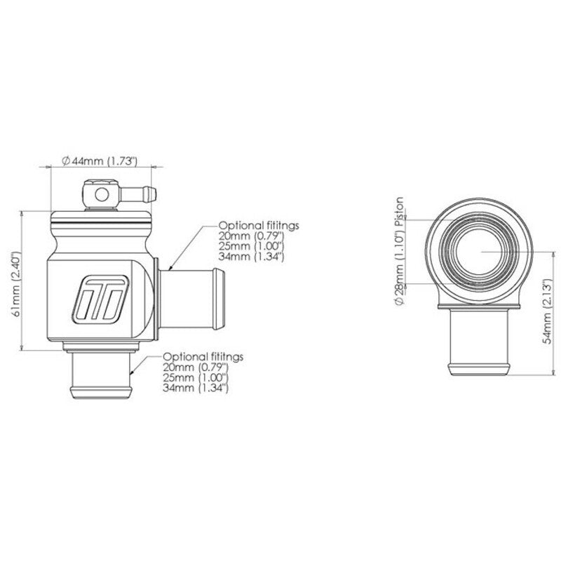 Carica immagine in Galleria Viewer, Dump Valve Turbosmart a Ricircolo "Plumb Back" (Universale)
