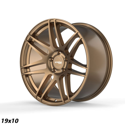 Cerchio Ström STR3 10x19 5x120 ET25 - Bronzo satinato