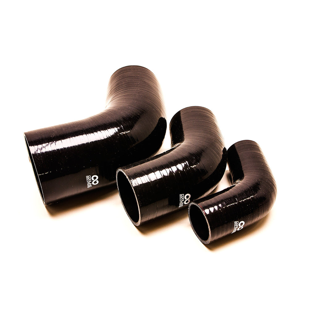 Curva 67° in Silicone da Ø51 a Ø102 mm, Nero