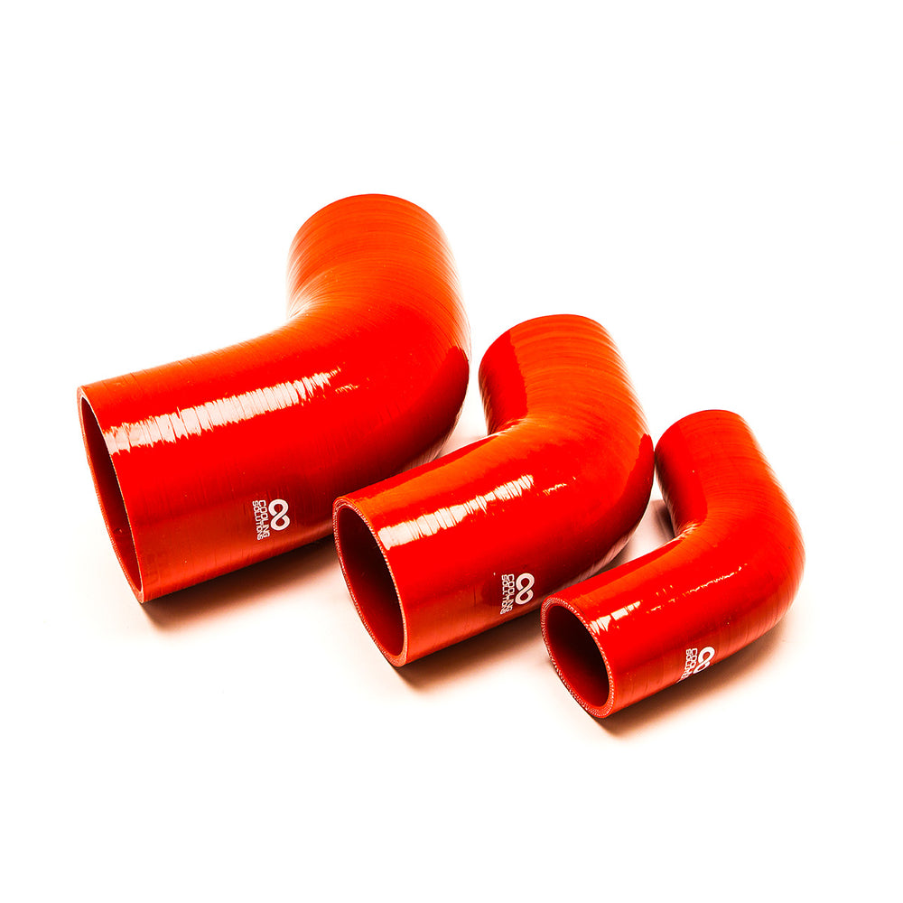 Curva 67° in Silicone da Ø51 a Ø102 mm, Rosso
