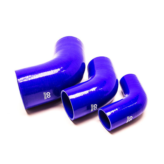 Curva 67° in Silicone da Ø51 a Ø102 mm, Blu