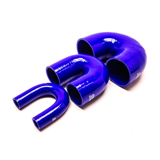 Curva 180° in Silicone da Ø16 a Ø89 mm, Blu