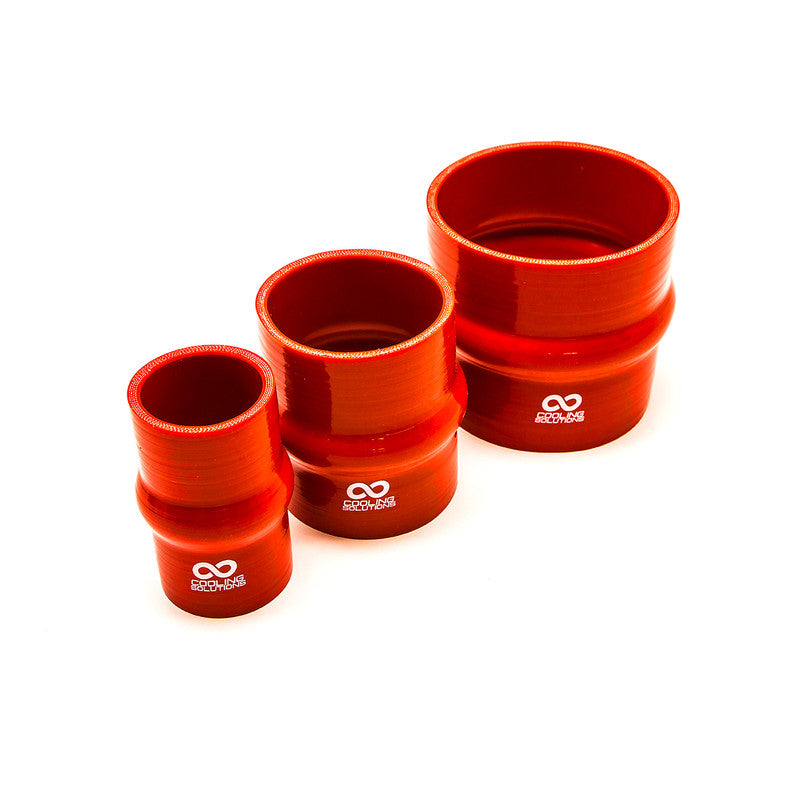 Manicotto Antivibrazione in Silicone da Ø51 a Ø114 mm, Rosso