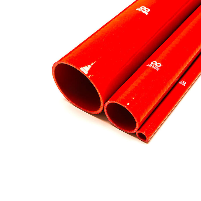 Tubo dritto in silicone 1 Metro - Rosso