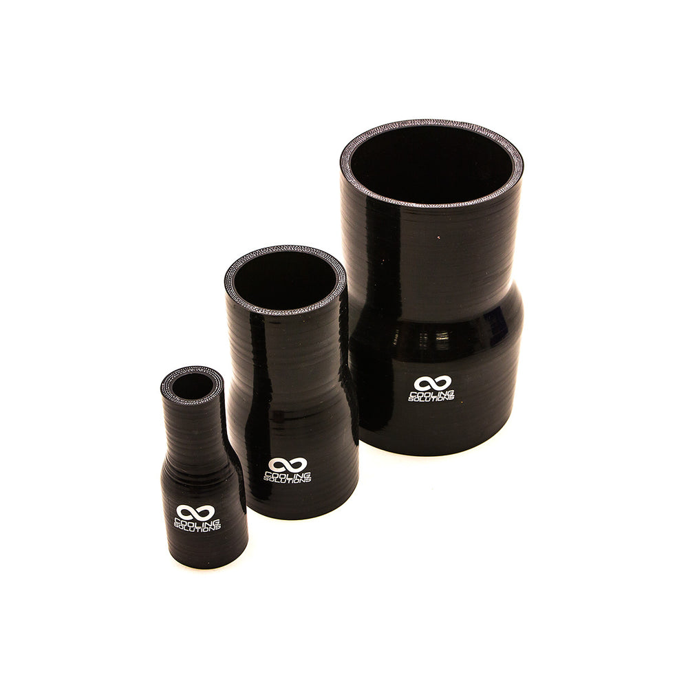 Manicotto Riduttore in Silicone da Ø16-13 a Ø127-114 mm, Nero