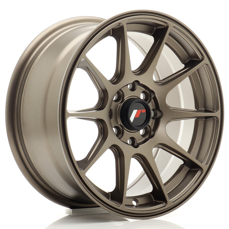 Carica immagine in Galleria Viewer, Cerchio Japan Racing JR-11 7x15 4x100/4x108 ET30 - Bronzo
