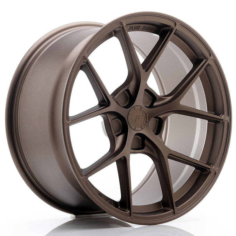 Carica immagine in Galleria Viewer, Cerchio Japan Racing SL-01 Super Light 9,5x18 foratura su misura 5 fori ET25-38 - Bronzo opaco
