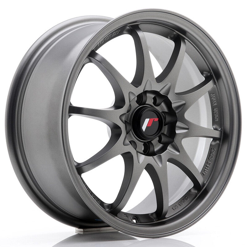 Carica immagine in Galleria Viewer, Cerchio Japan Racing JR-5 7x16 4x100/4x108 ET30 - Gunmetal
