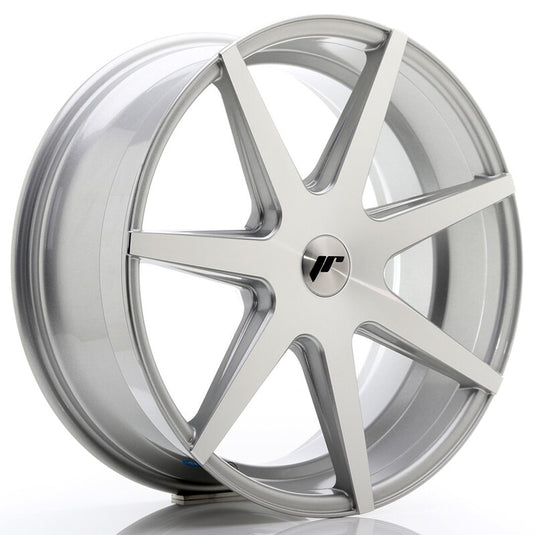Cerchio Japan Racing JR-20 8,5x20 foratura su misura 5 fori ET20-40 - Argento lucidato