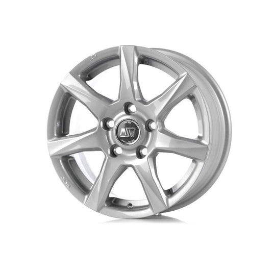 Cerchio MSW 77 7,5x17 5x112 ET27 - Argento lucidato