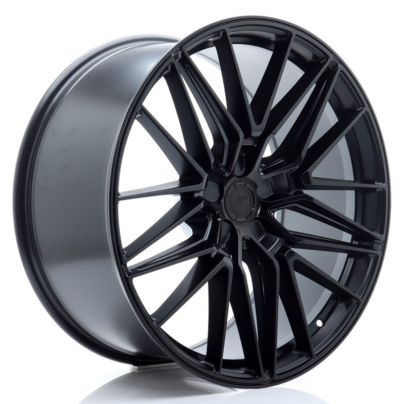 Carica immagine in Galleria Viewer, Cerchio Japan Racing JR-38 11x22 foratura su misura 5 fori ET11-55 - Nero opaco
