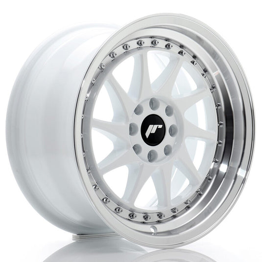 Cerchio Japan Racing JR-26 8x16 4x100/4x108 ET25 - Bianco