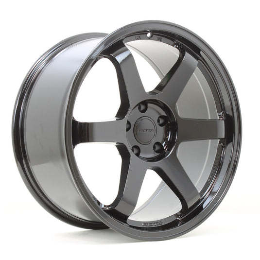 Cerchio Rota Grid 10,5x19 5x120 ET40 - Nero lucido