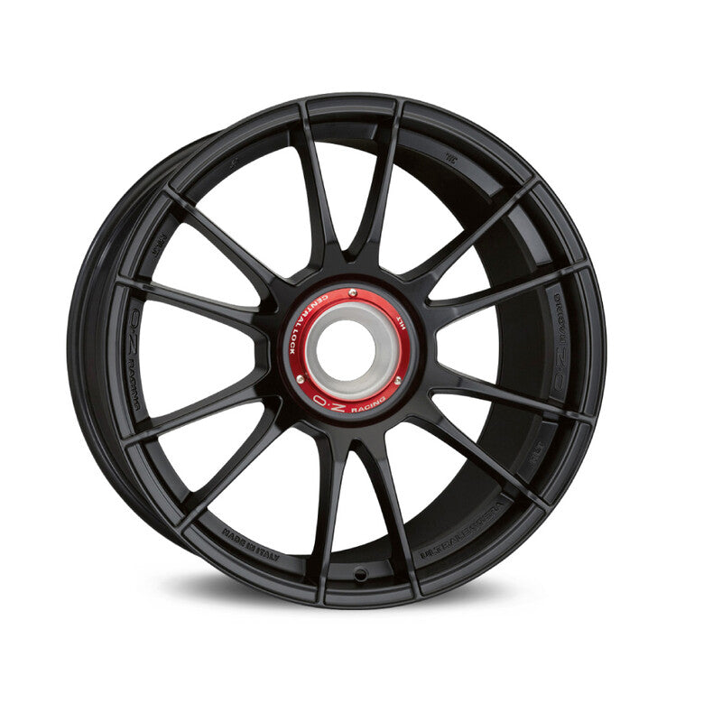 Cerchio OZ Racing Ultraleggera HLT 9x20 monodado (centerlock) ET49 - Nero opaco - foro 84 mm