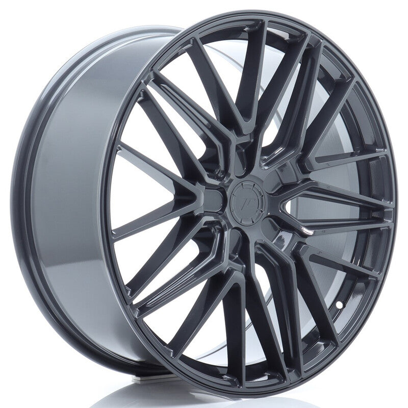 Cerchio Japan Racing JR-38 9,5x21 foratura su misura 5 fori ET14-58 - Hyper Gray