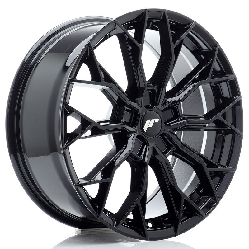 Cerchio Japan Racing JR-49 8x18 foratura su misura 5 fori ET20-42 - Nero lucido