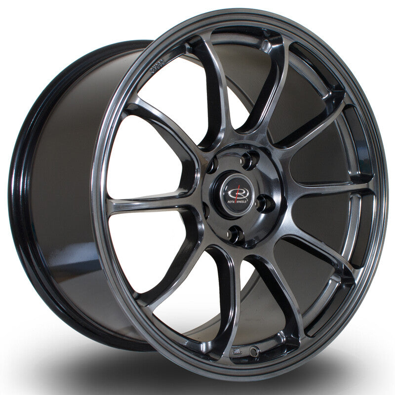 Cerchio Rota SS10 9,5x18 5x114.3 ET38 - Hyper Black
