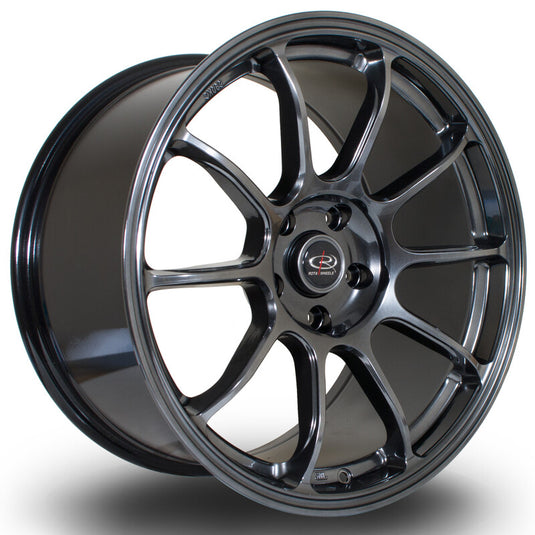 Cerchio Rota SS10 9,5x18 5x114.3 ET38 - Hyper Black