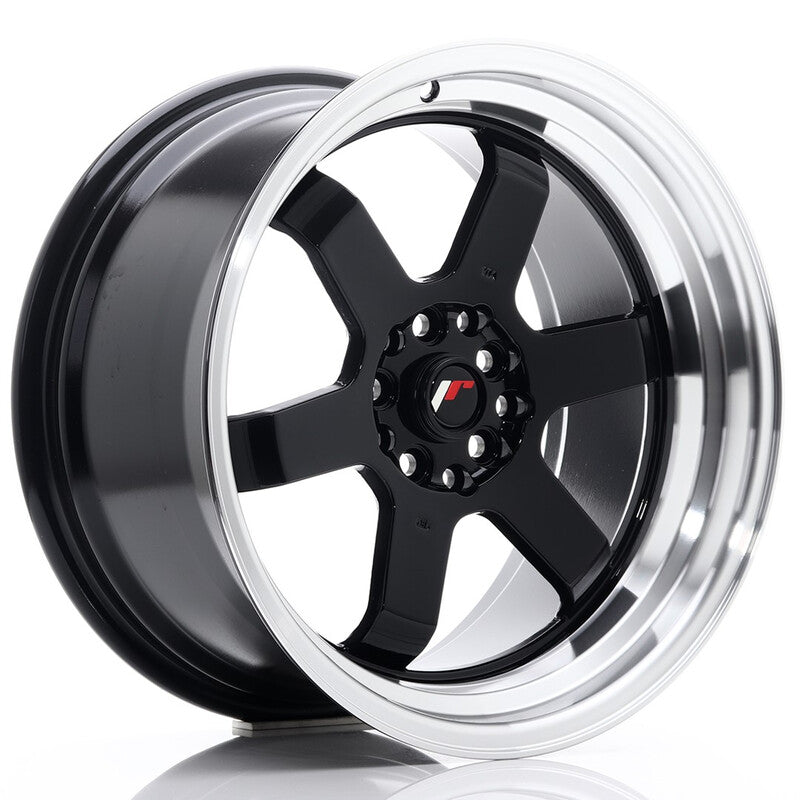 Cerchio Japan Racing JR-12 9x17 5x100/5x114.3 ET25 - Nero lucido