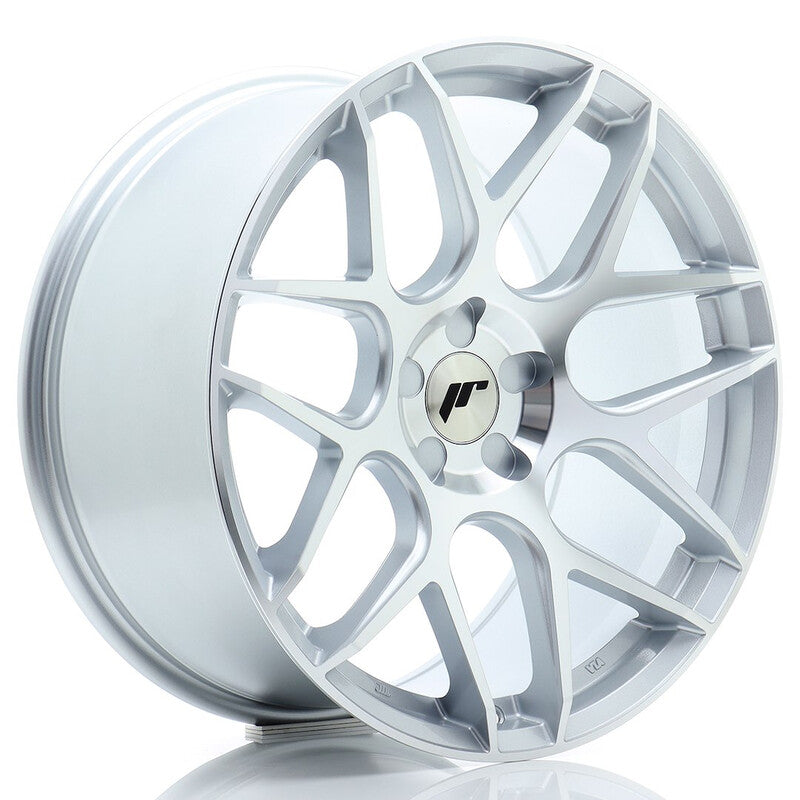 Carica immagine in Galleria Viewer, Cerchio Japan Racing JR-18 Extreme Concave 9,5x19 foratura su misura 5 fori ET20-42 - Argento
