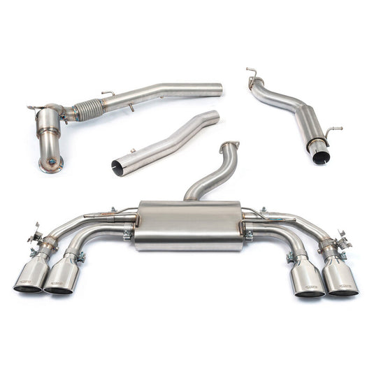 Linea di Scarico Completa "Turboback" Cobra per Audi S3 8Y Sportback (2020+) - con Valvola
