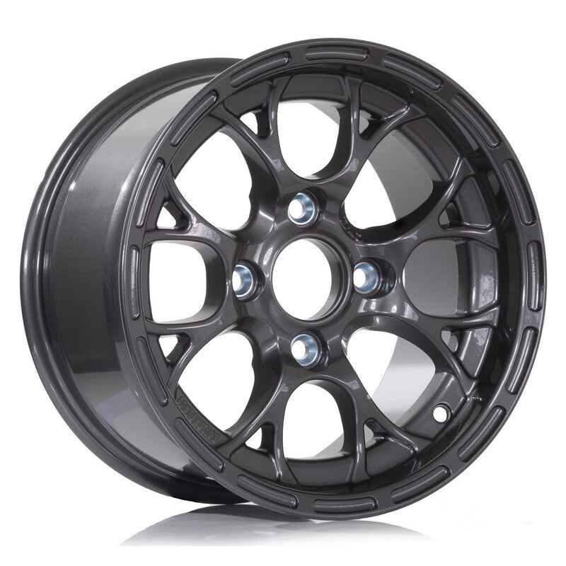 Carica immagine in Galleria Viewer, Cerchio Compomotive CXR 1363 6x13 4x108 ET24 - Grigio metallizzato (Caterham Av. - 63.5 mm)
