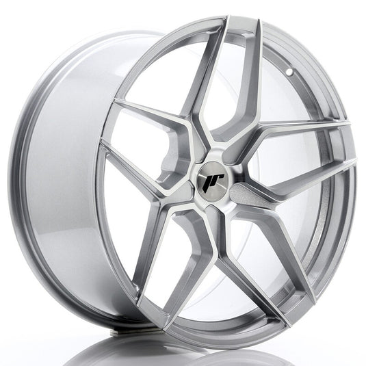 Cerchio Japan Racing JR-34 Extreme Concave 10x20 foratura su misura 5 fori ET20-40 - Argento lucidato